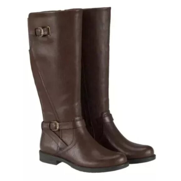 Baretraps Women's Ladies' Size , Cassidy Faux Leather Riding Boot Color Brown - Picture 1 of 6